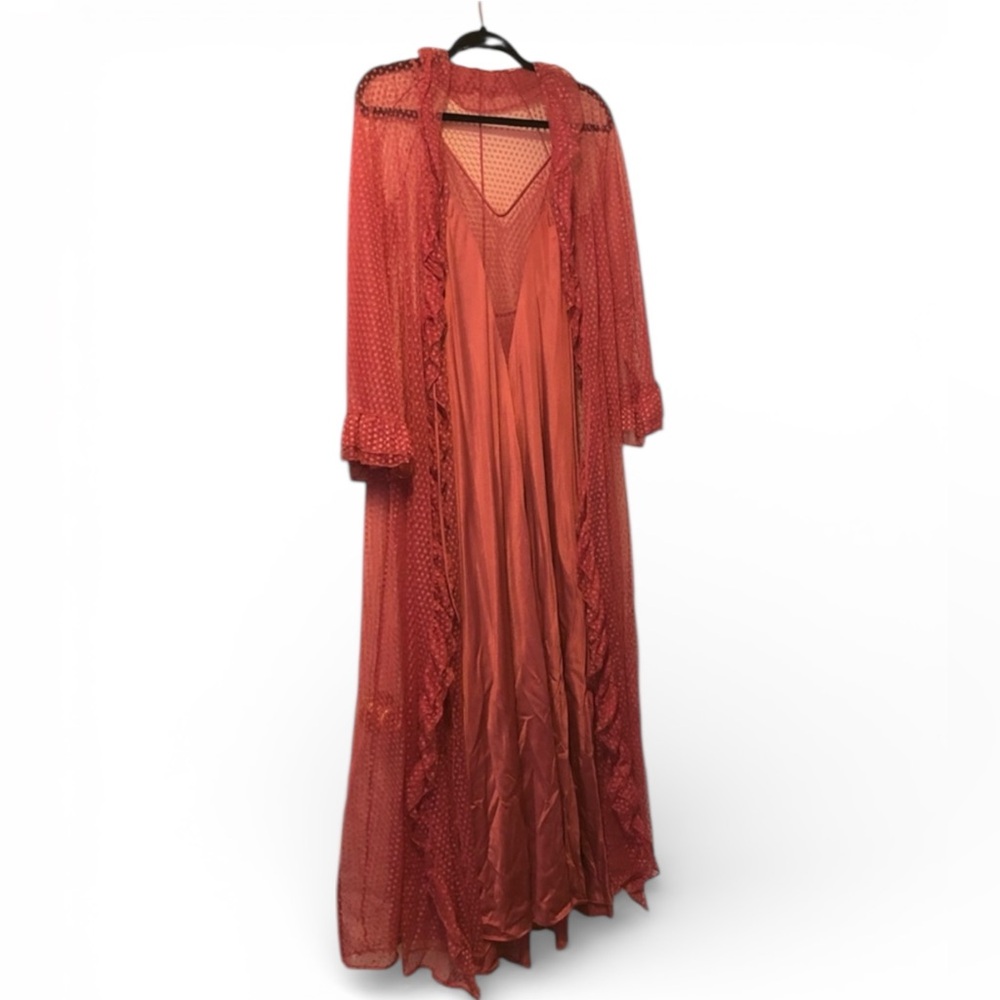 Vintage Two Piece Slip + Robe